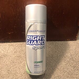 Right Guard Sport Fresh Aerosol Deodorant Spray Silver, 10oz LARGER SIZE